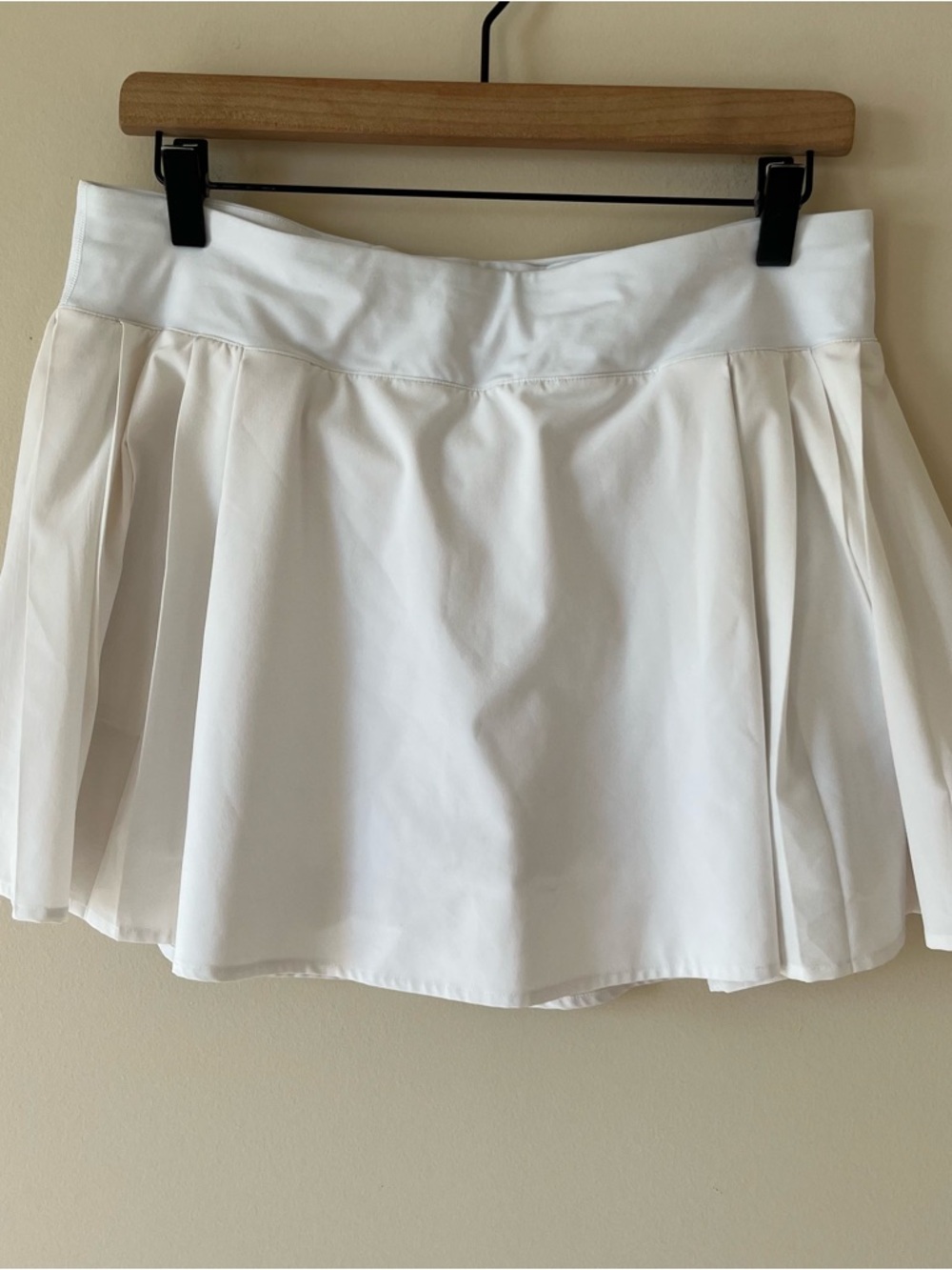 Lululemon Side-Pleat High-Rise Tennis Skirt White Size 10 W8FACS